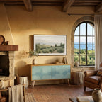 SKY WASH Compact 2-Door TV Cabinet