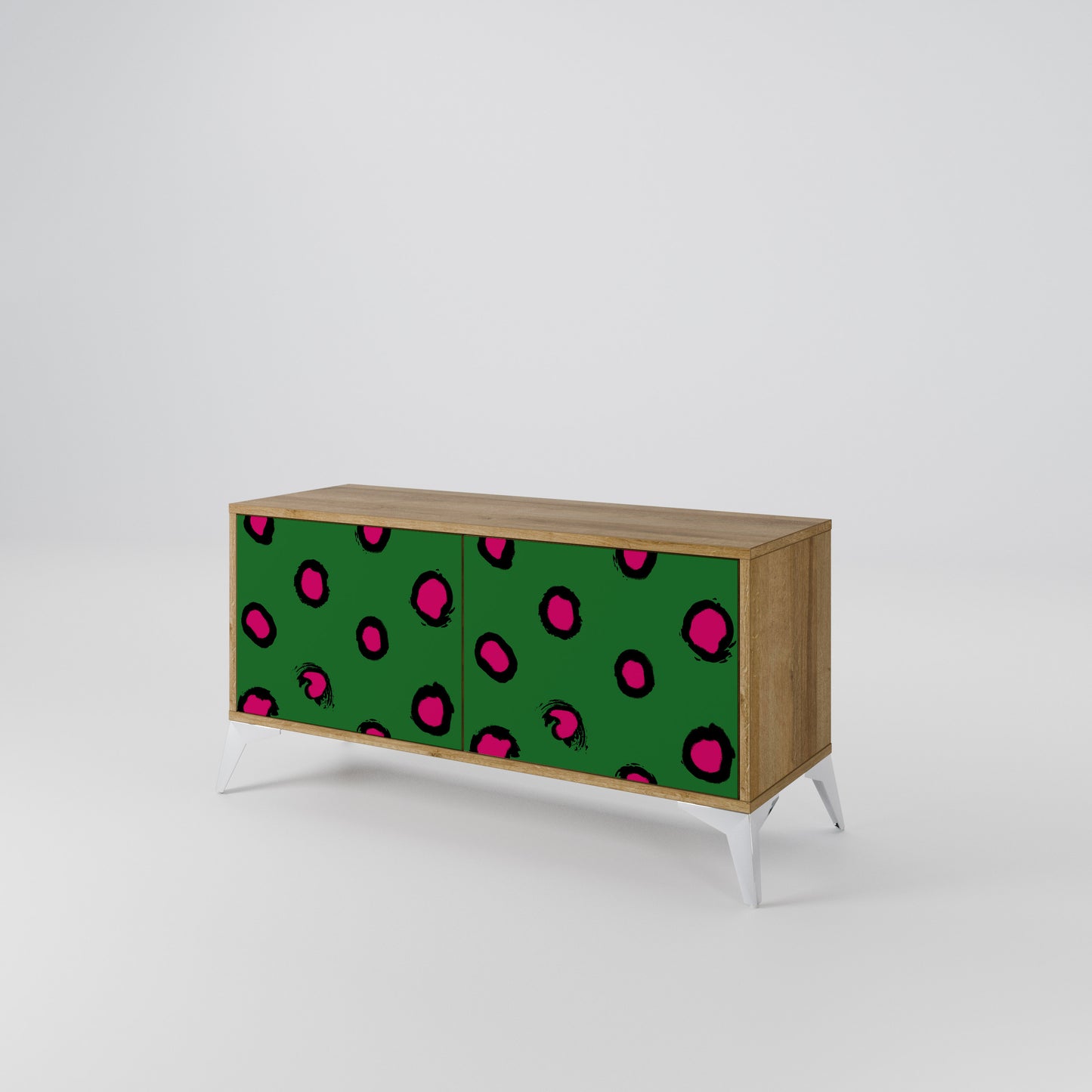 FUNKY SPOTS Móvel de TV Compacto de 2 Portas
