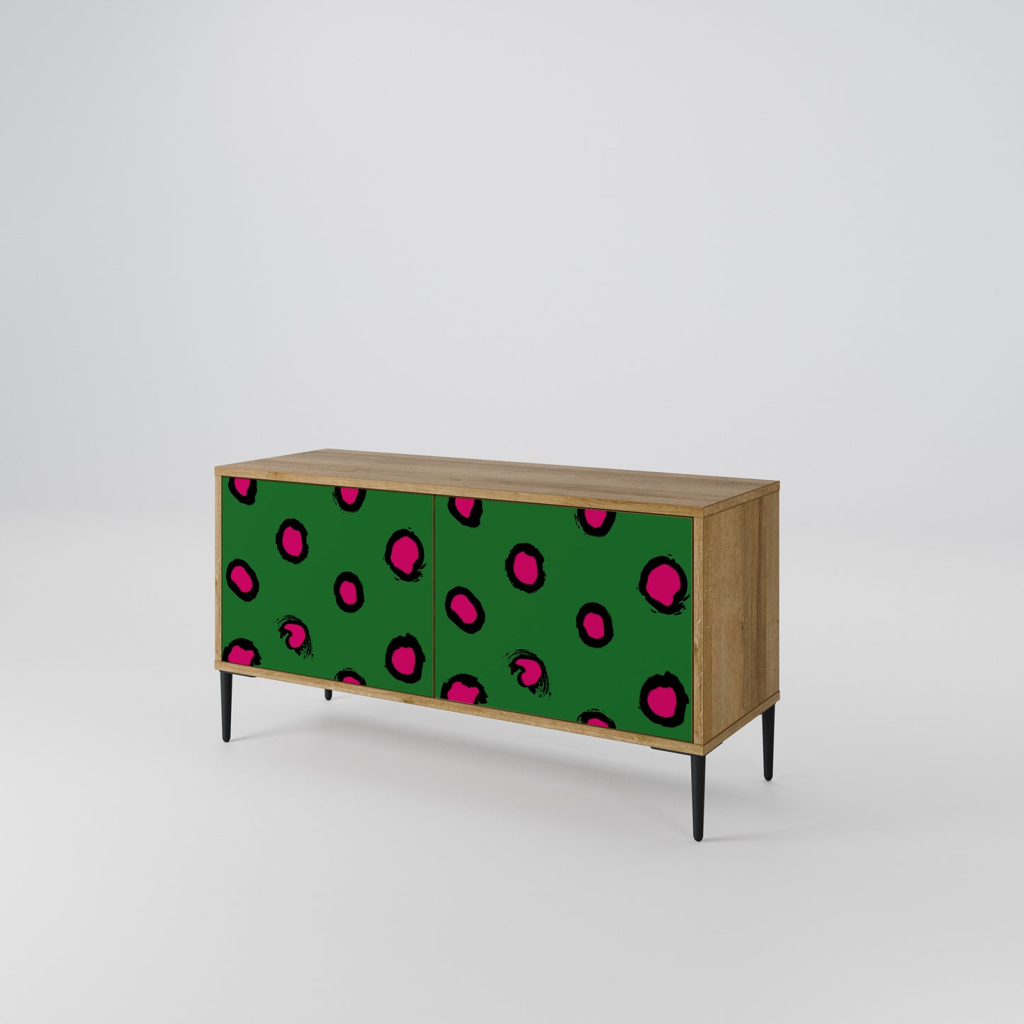 FUNKY SPOTS Móvel de TV Compacto de 2 Portas