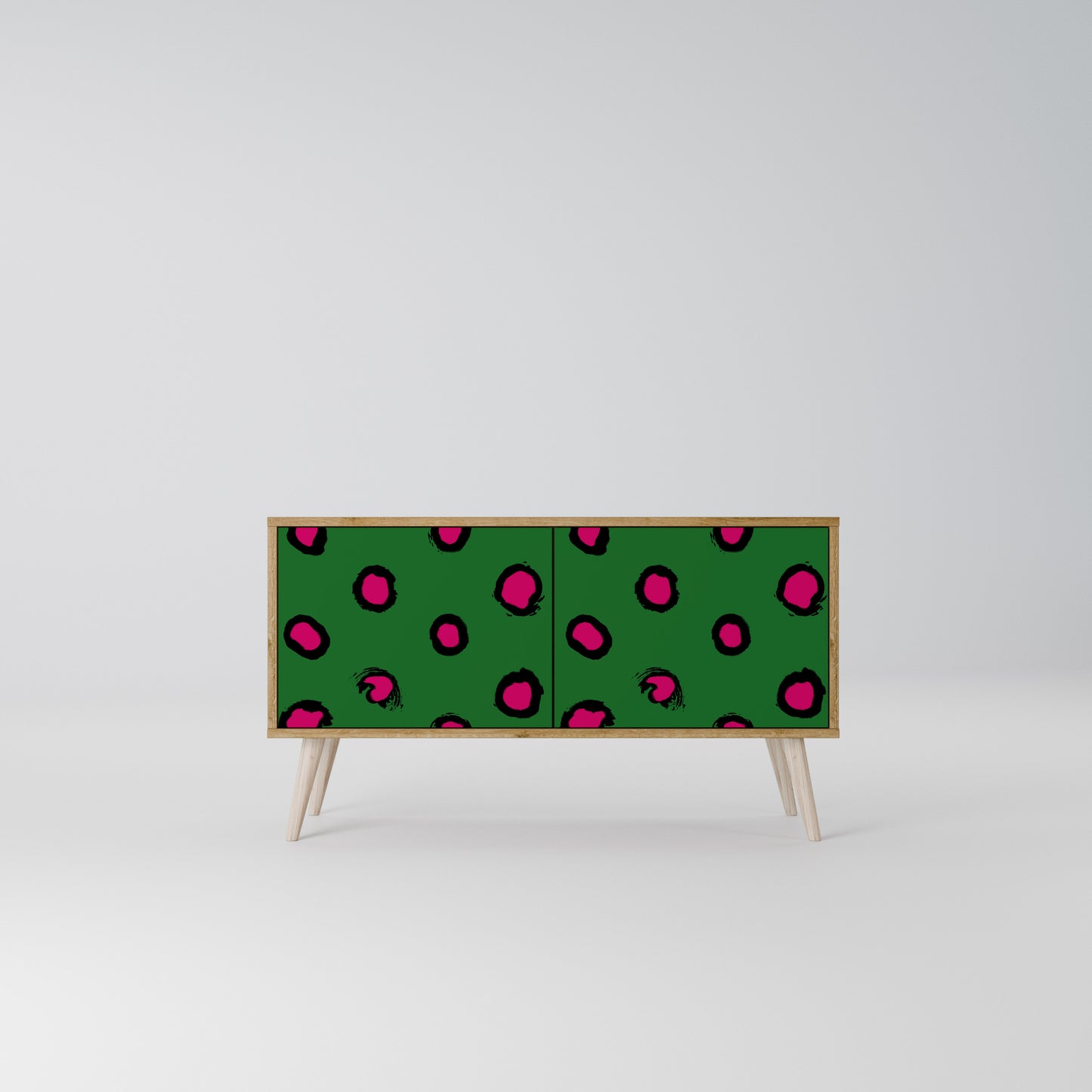 FUNKY SPOTS Móvel de TV Compacto de 2 Portas