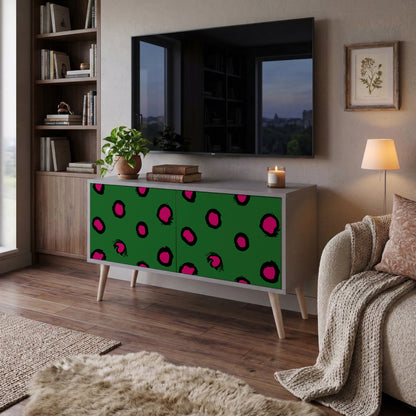 FUNKY SPOTS Móvel de TV Compacto de 2 Portas