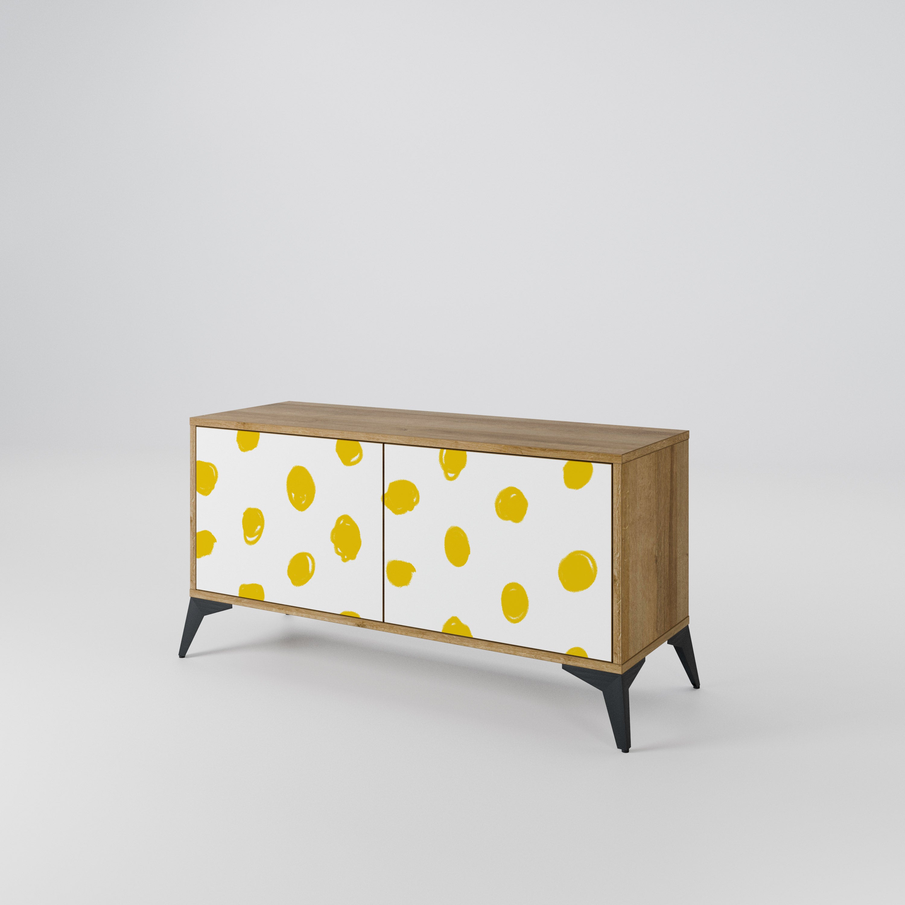 RADIANT REVERIE Móvel de TV Compacto de 2 Portas