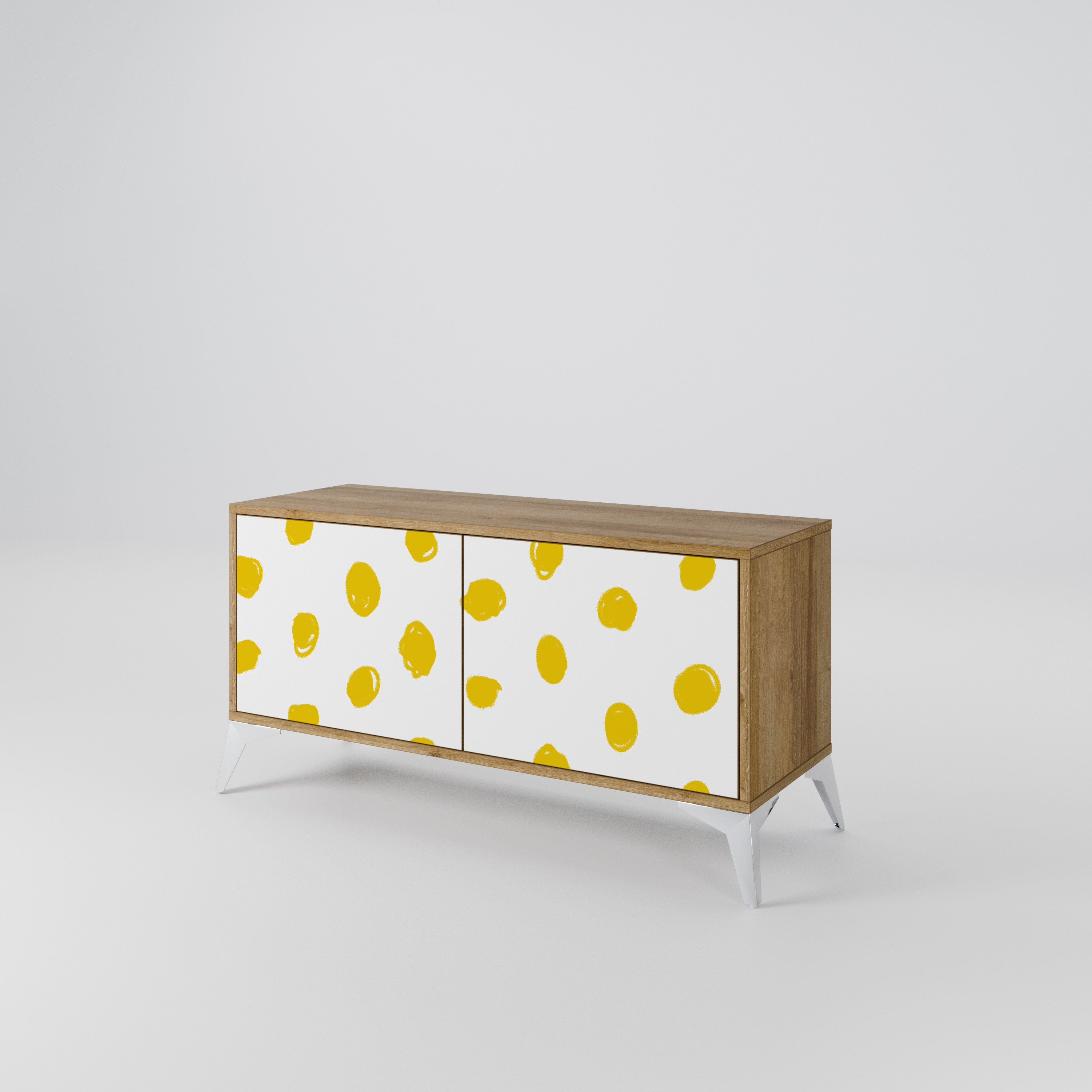 RADIANT REVERIE Móvel de TV Compacto de 2 Portas