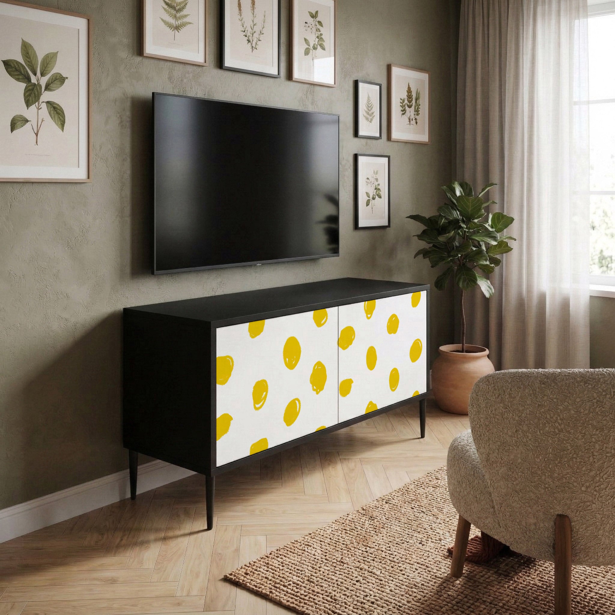 RADIANT REVERIE Compact 2-Door TV Cabinet