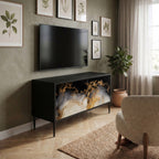 MARBLE OF TOMMORROW Compact 2-Door TV Cabinet