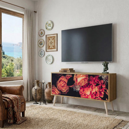NEVERENDING BLOOM Móvel de TV Compacto de 2 Portas
