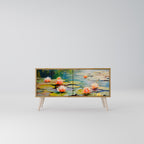 BLOOMING WATERS Móvel de TV Compacto de 2 Portas