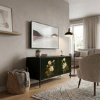 FLORAL NOIR Compact 2-Door TV Cabinet