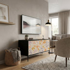 SPRING WHIMSY Compact 2-Door TV Cabinet