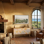 SPRING WHIMSY Compact 2-Door TV Cabinet