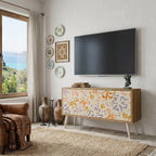 SPRING WHIMSY Compact 2-Door TV Cabinet
