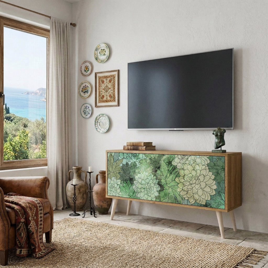 SUCCULENT CLUSTER Móvel de TV Compacto de 2 Portas
