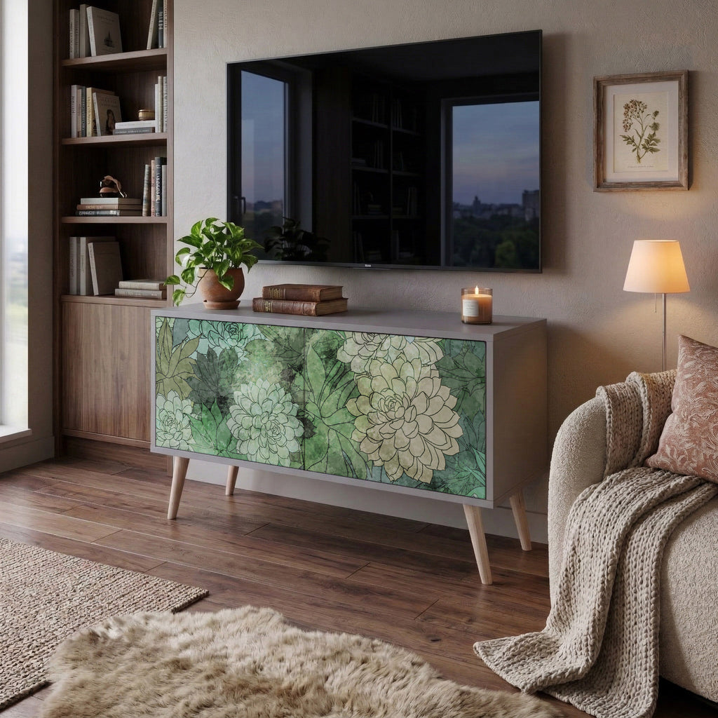 SUCCULENT CLUSTER Móvel de TV Compacto de 2 Portas