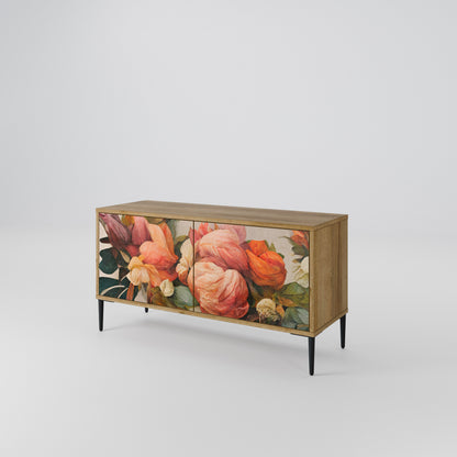 STYLISH BEAUTY Móvel de TV Compacto de 2 Portas