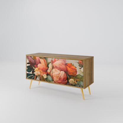 STYLISH BEAUTY Móvel de TV Compacto de 2 Portas