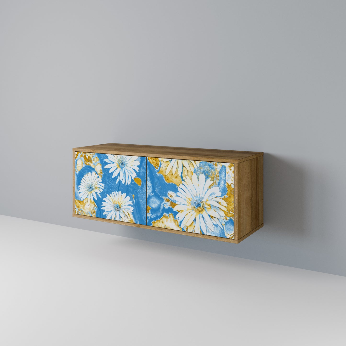 DAISY LUXE Móvel de TV Compacto de 2 Portas