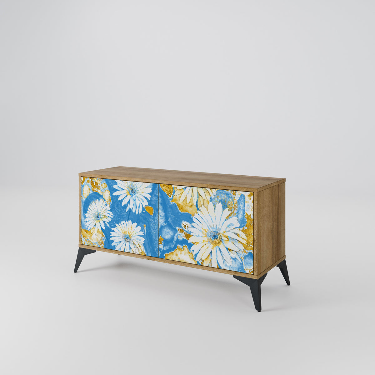 DAISY LUXE Móvel de TV Compacto de 2 Portas