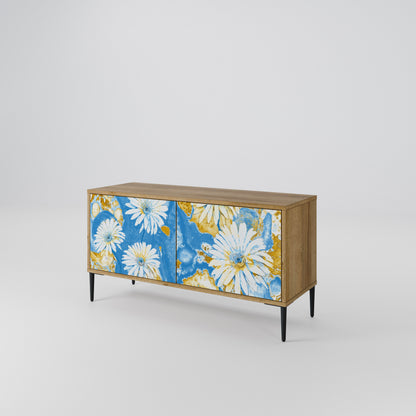 DAISY LUXE Móvel de TV Compacto de 2 Portas