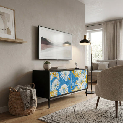 DAISY LUXE Móvel de TV Compacto de 2 Portas