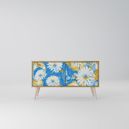 DAISY LUXE Móvel de TV Compacto de 2 Portas