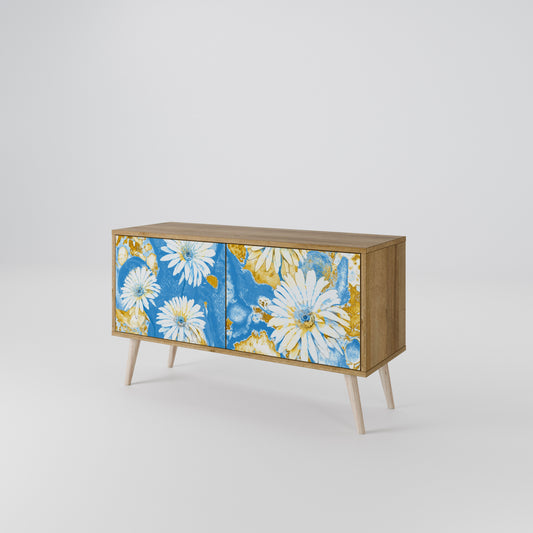 DAISY LUXE Móvel de TV Compacto de 2 Portas