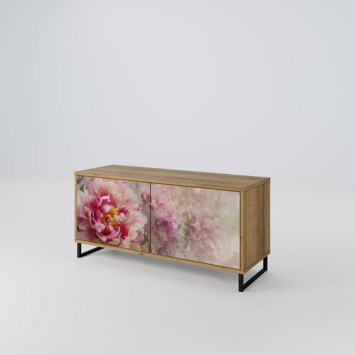 PEONY WHISPER Móvel de TV Compacto de 2 Portas