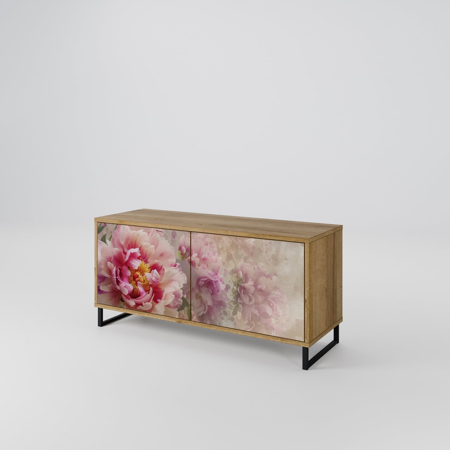 PEONY WHISPER Móvel de TV Compacto de 2 Portas