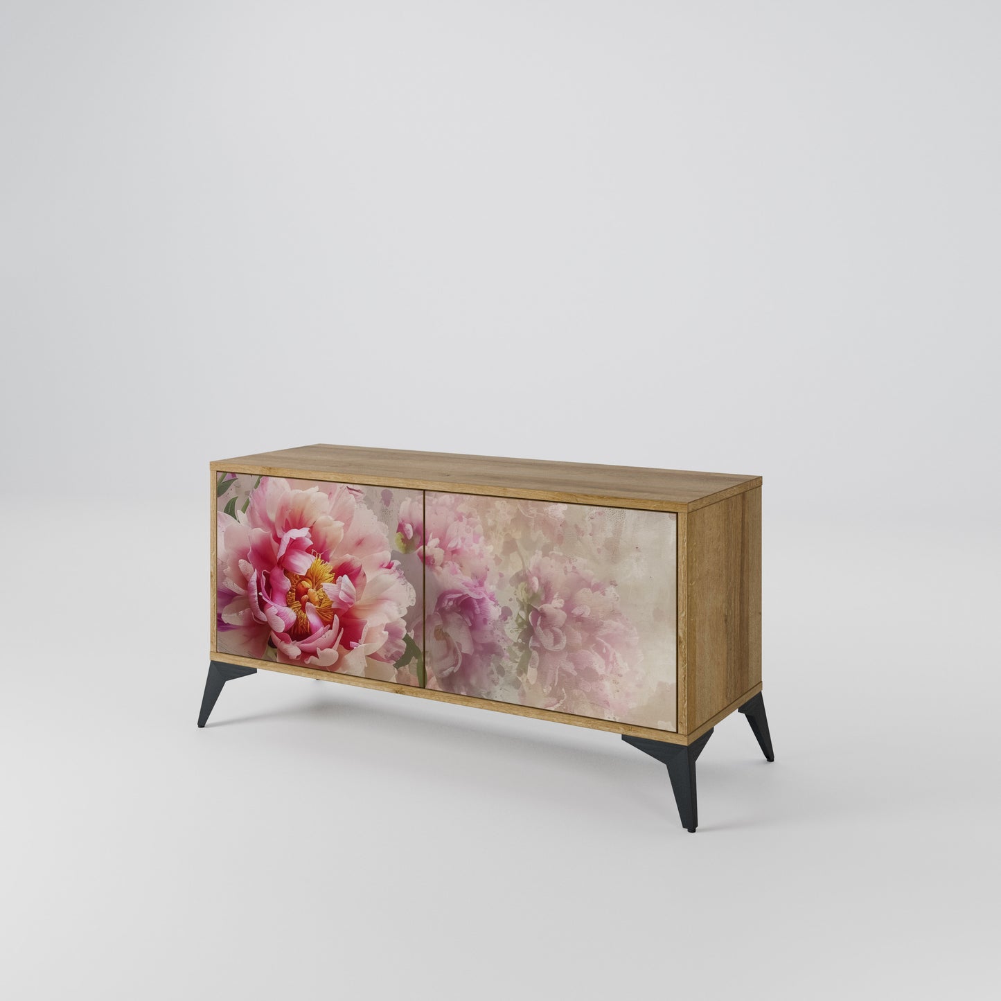 PEONY WHISPER Móvel de TV Compacto de 2 Portas
