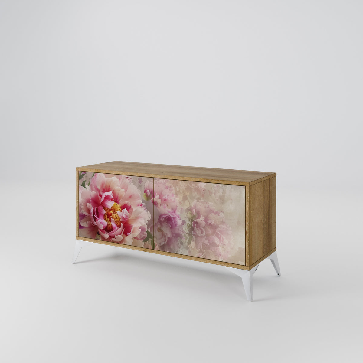 PEONY WHISPER Móvel de TV Compacto de 2 Portas
