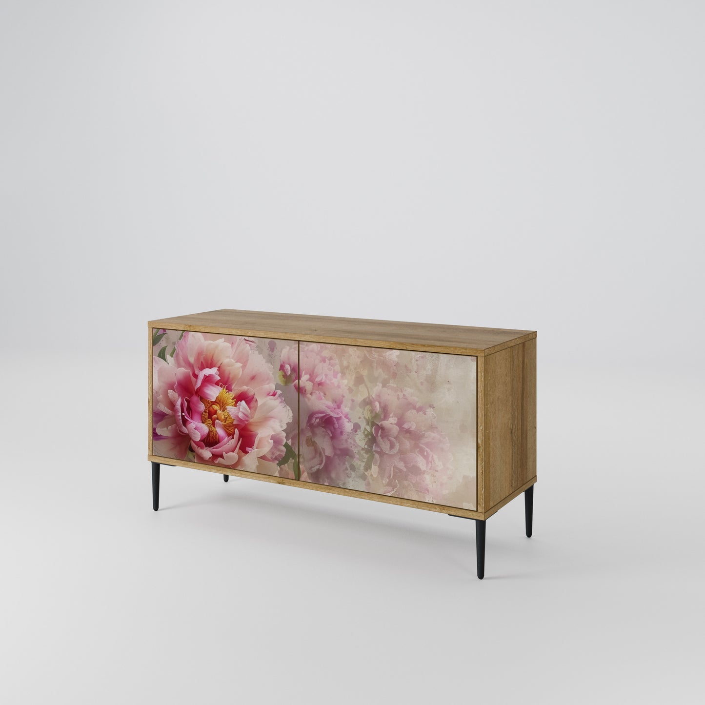 PEONY WHISPER Móvel de TV Compacto de 2 Portas