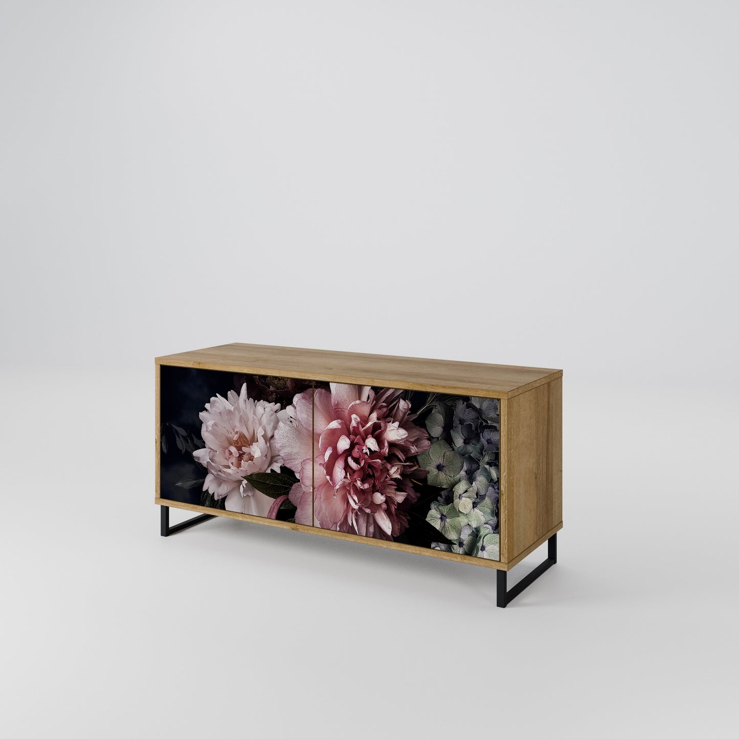 PURE BLOSSOM Móvel de TV Compacto de 2 Portas