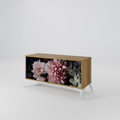 PURE BLOSSOM Móvel de TV Compacto de 2 Portas