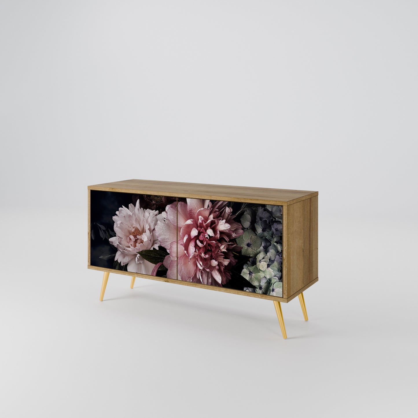 PURE BLOSSOM Móvel de TV Compacto de 2 Portas