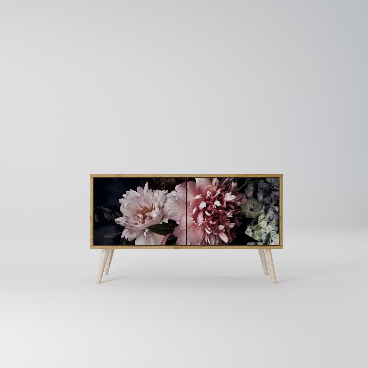 PURE BLOSSOM Móvel de TV Compacto de 2 Portas