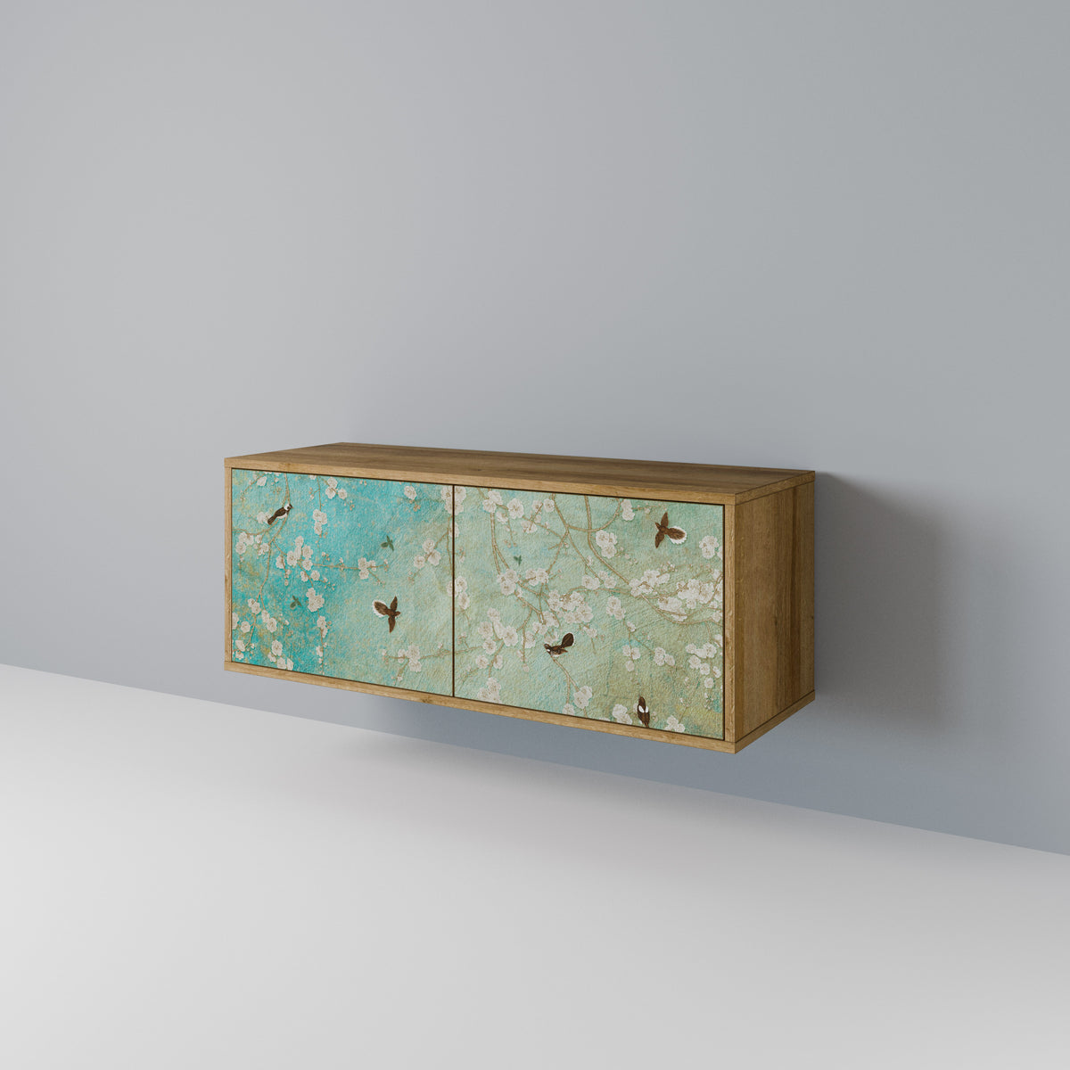 BLOOMING CHARM Móvel de TV Compacto de 2 Portas
