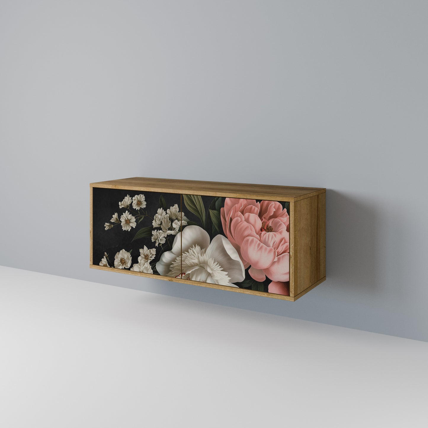 LUSH ELEGANCE Móvel de TV Compacto de 2 Portas