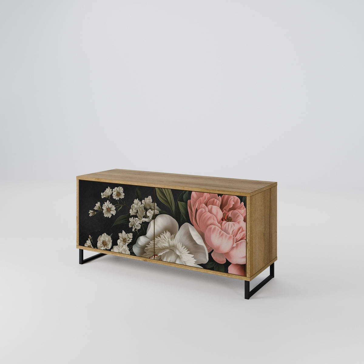 LUSH ELEGANCE Móvel de TV Compacto de 2 Portas