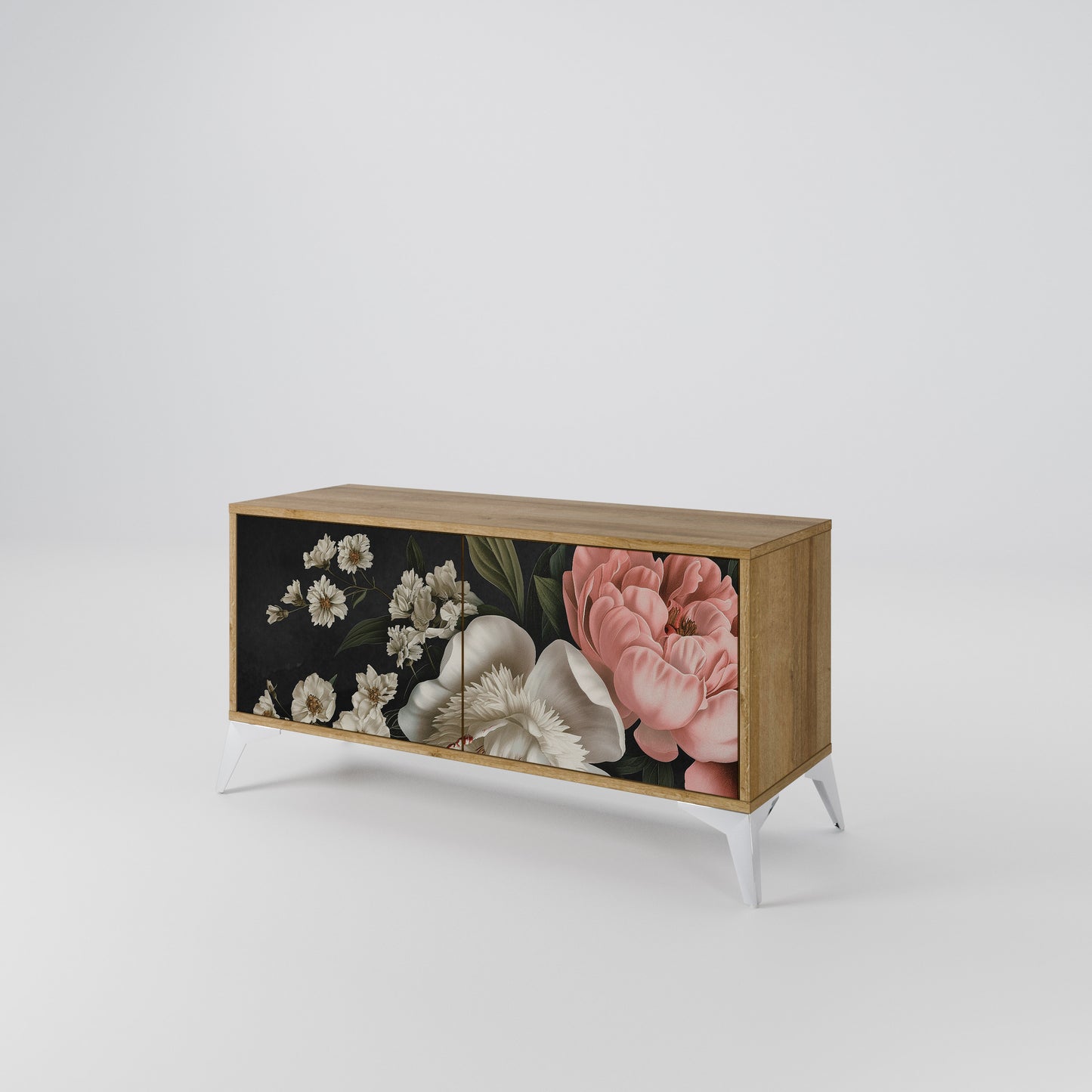 LUSH ELEGANCE Móvel de TV Compacto de 2 Portas
