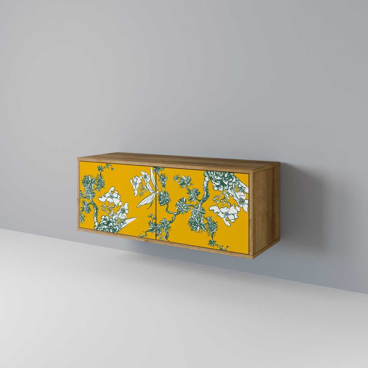 YELLOW CHINOISERIE Móvel de TV Compacto de 2 Portas