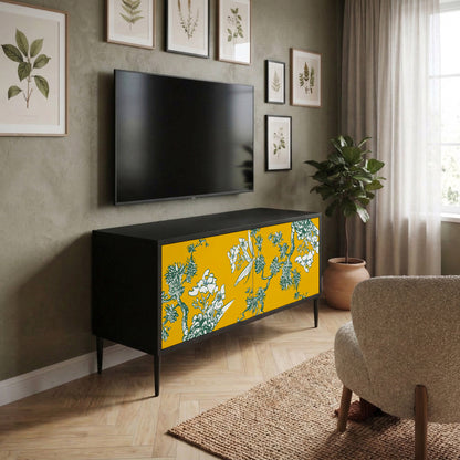 YELLOW CHINOISERIE Móvel de TV Compacto de 2 Portas
