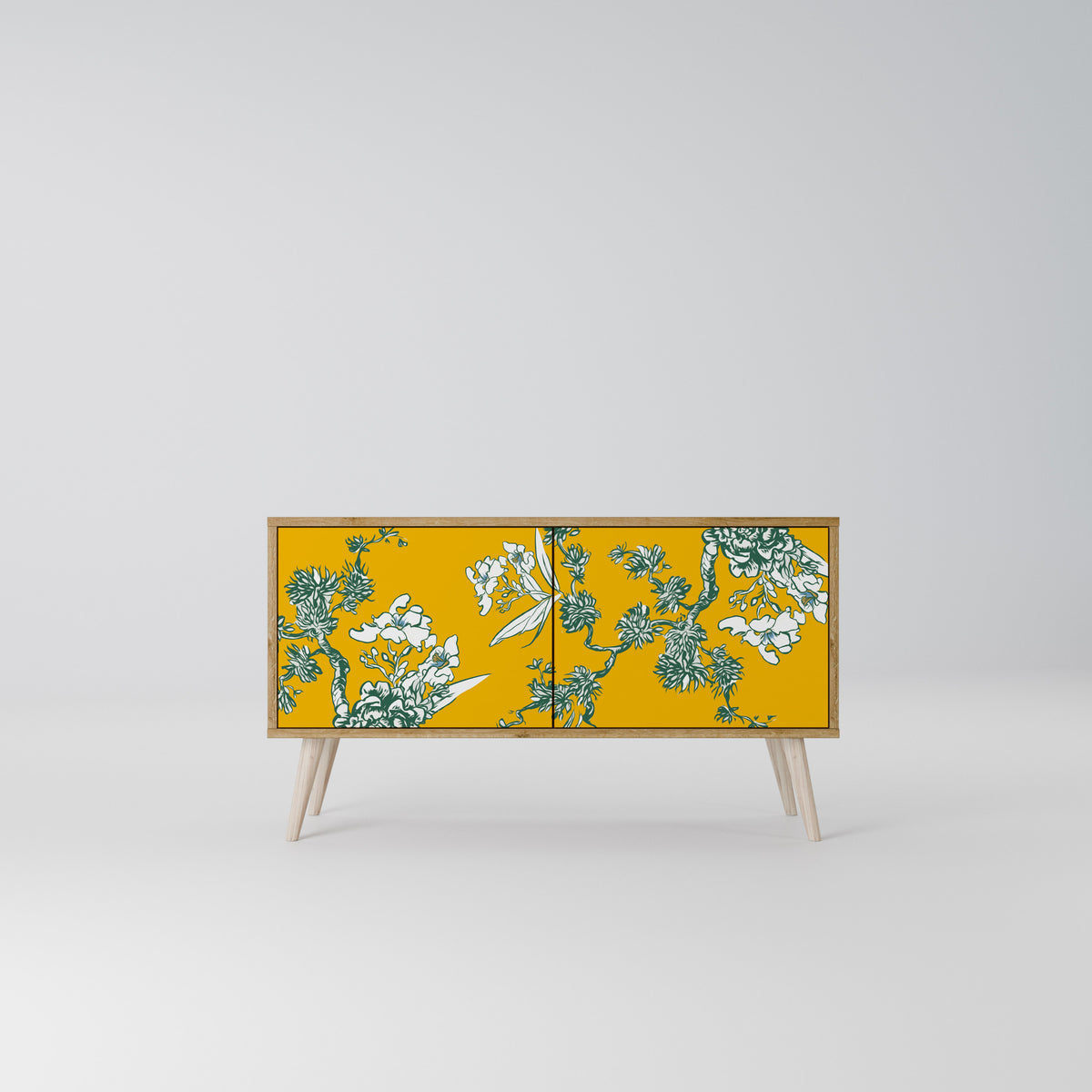 YELLOW CHINOISERIE Móvel de TV Compacto de 2 Portas