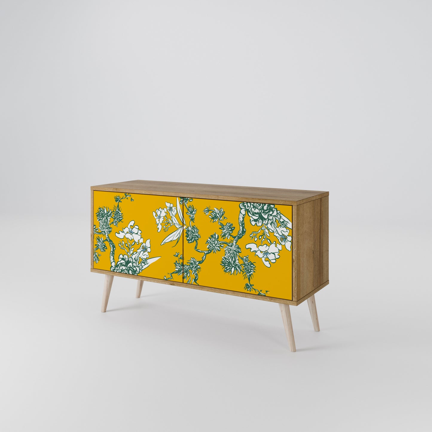 YELLOW CHINOISERIE Móvel de TV Compacto de 2 Portas