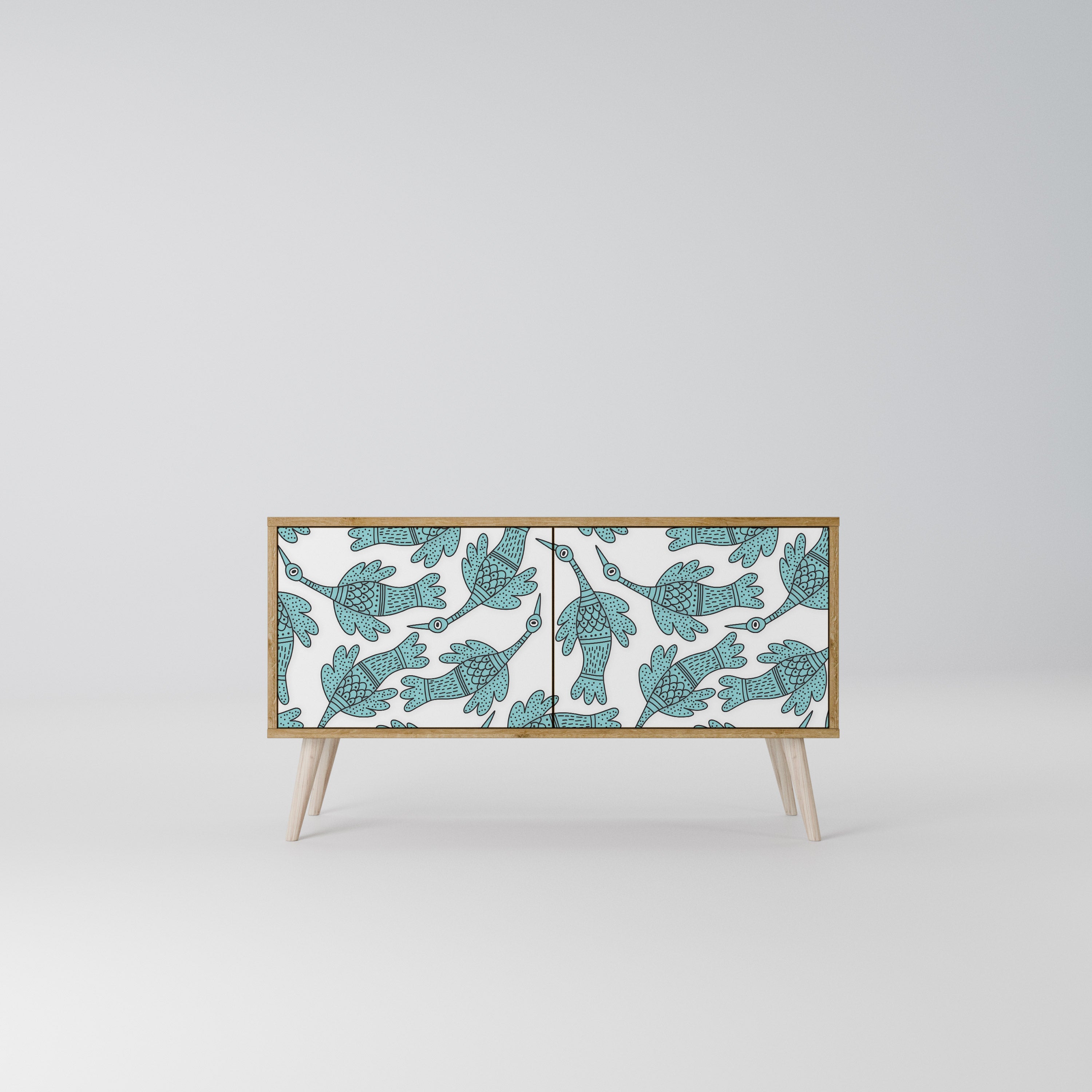 WATERSPOUT SONGIBIRD Compact 2-Door TV Cabinet