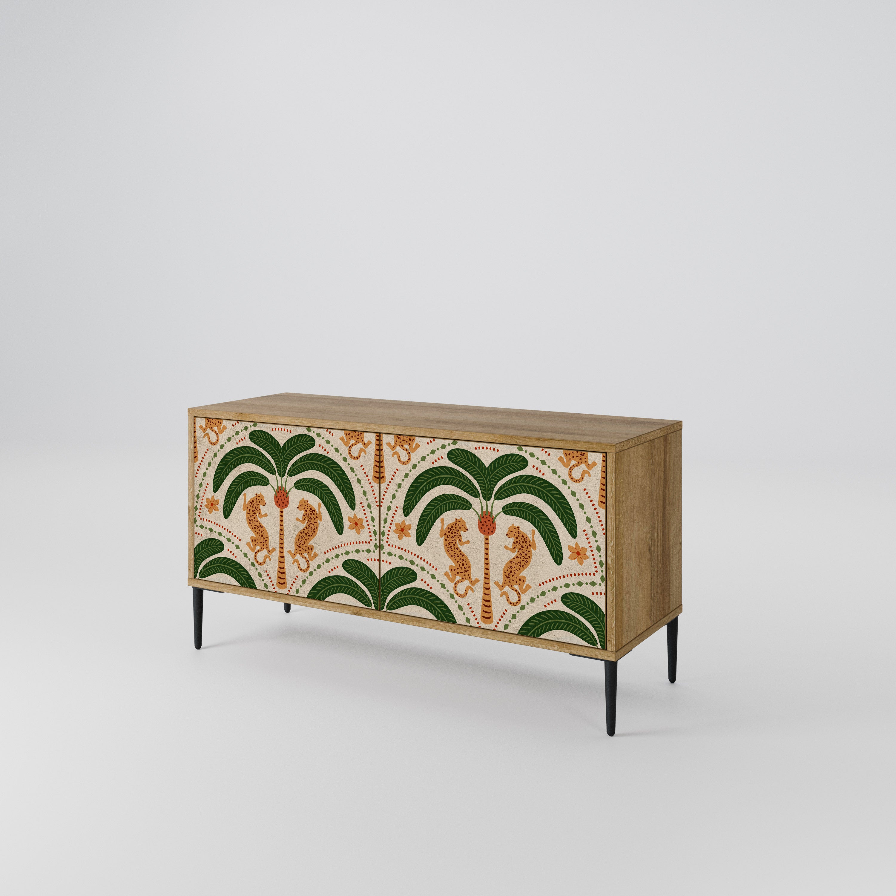 DANCING PREDATORS Móvel de TV Compacto de 2 Portas