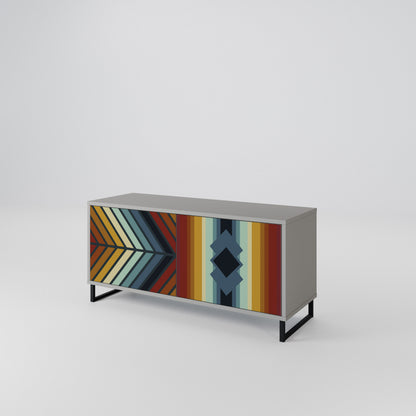INDIGENOUS ZIGZAG Móvel de TV Compacto de 2 Portas