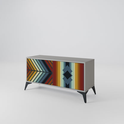INDIGENOUS ZIGZAG Móvel de TV Compacto de 2 Portas