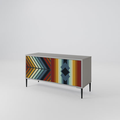 INDIGENOUS ZIGZAG Móvel de TV Compacto de 2 Portas