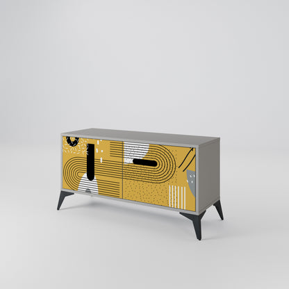 SHAPESHIFT SYMPHONY Móvel de TV Compacto de 2 Portas