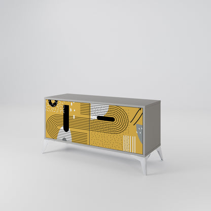SHAPESHIFT SYMPHONY Móvel de TV Compacto de 2 Portas