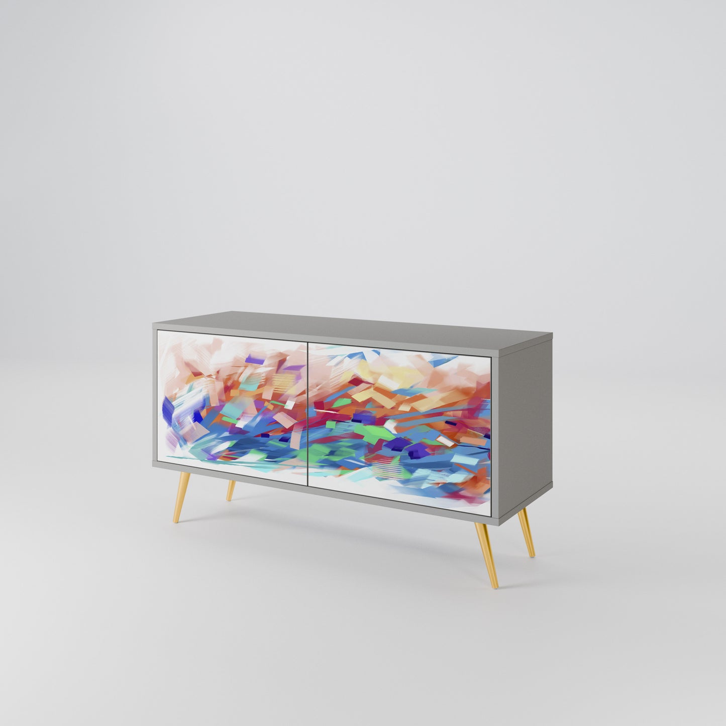 FINESSE MASH-UP Móvel de TV Compacto de 2 Portas